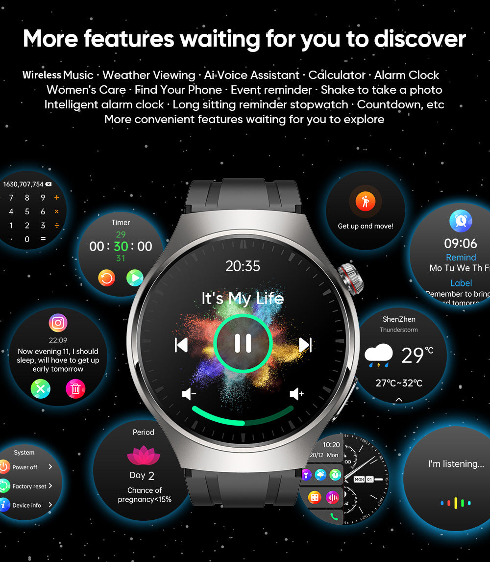 LIGE smartwatch charging method illustration