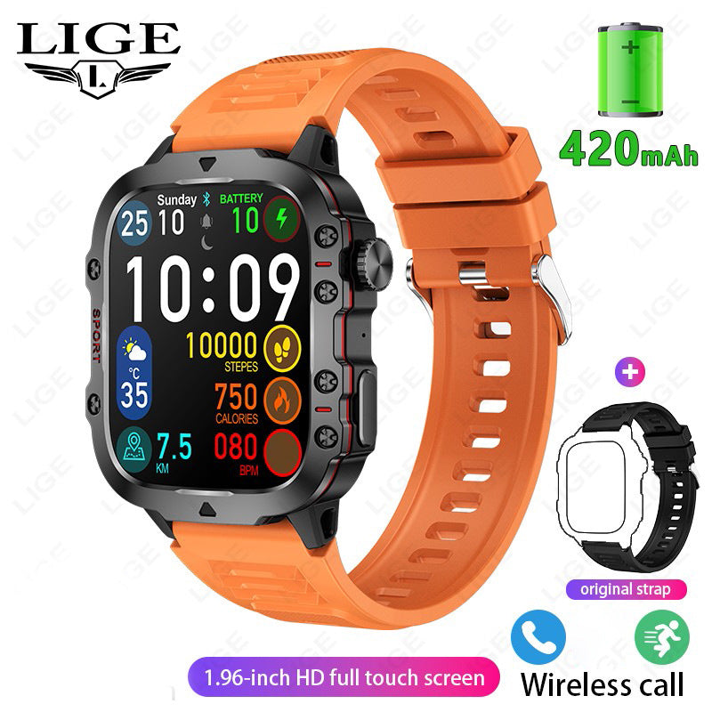 Smartwatch with long battery life on display