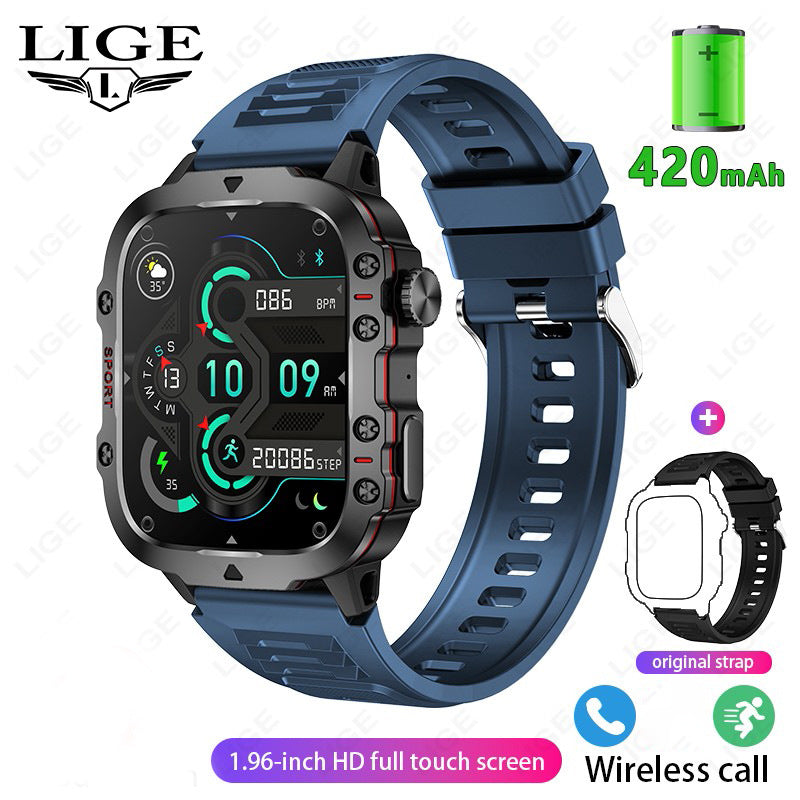 Stylish waterproof smartwatch with health tracking features