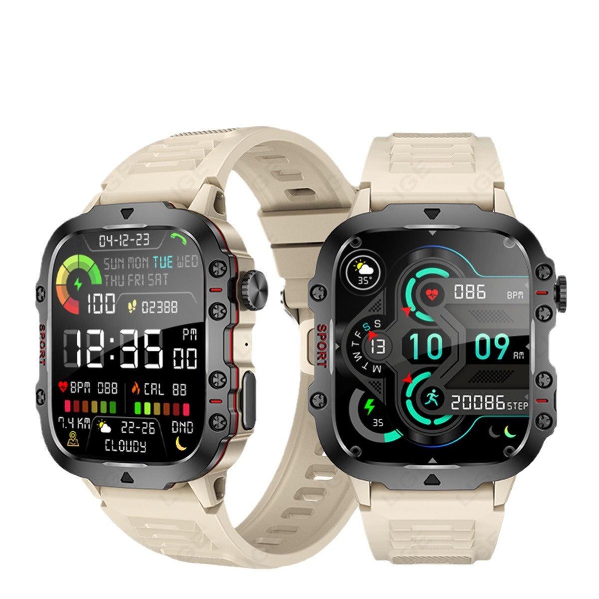 Customisable men's smartwatch in various colours