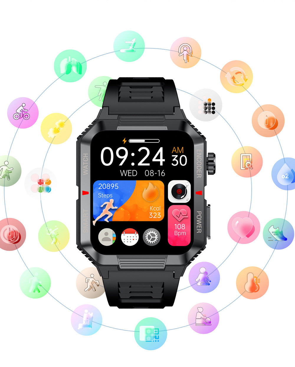Smart Fitness Watch with Notifications