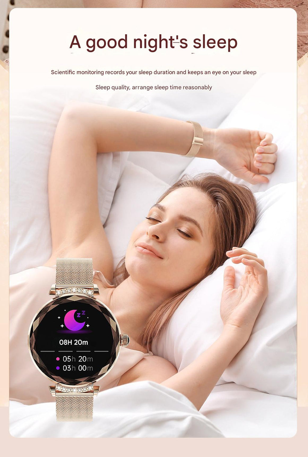 Waterproof fitness band displayed on water