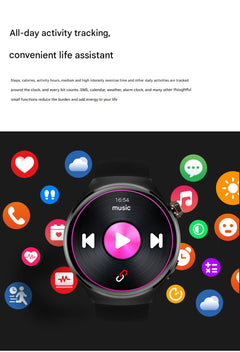 MT26 Smartwatch with charging method shown