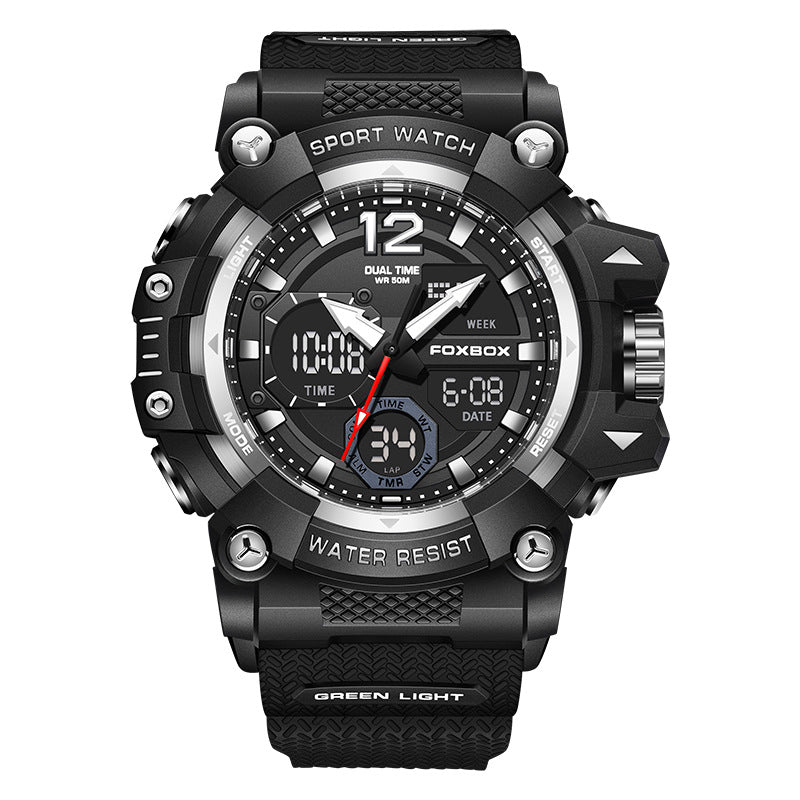 black-gold men's sport watch