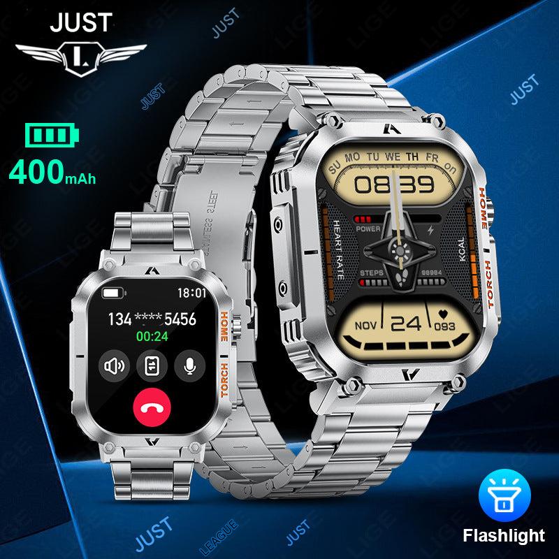 Close-up of Smart Bluetooth Watch features