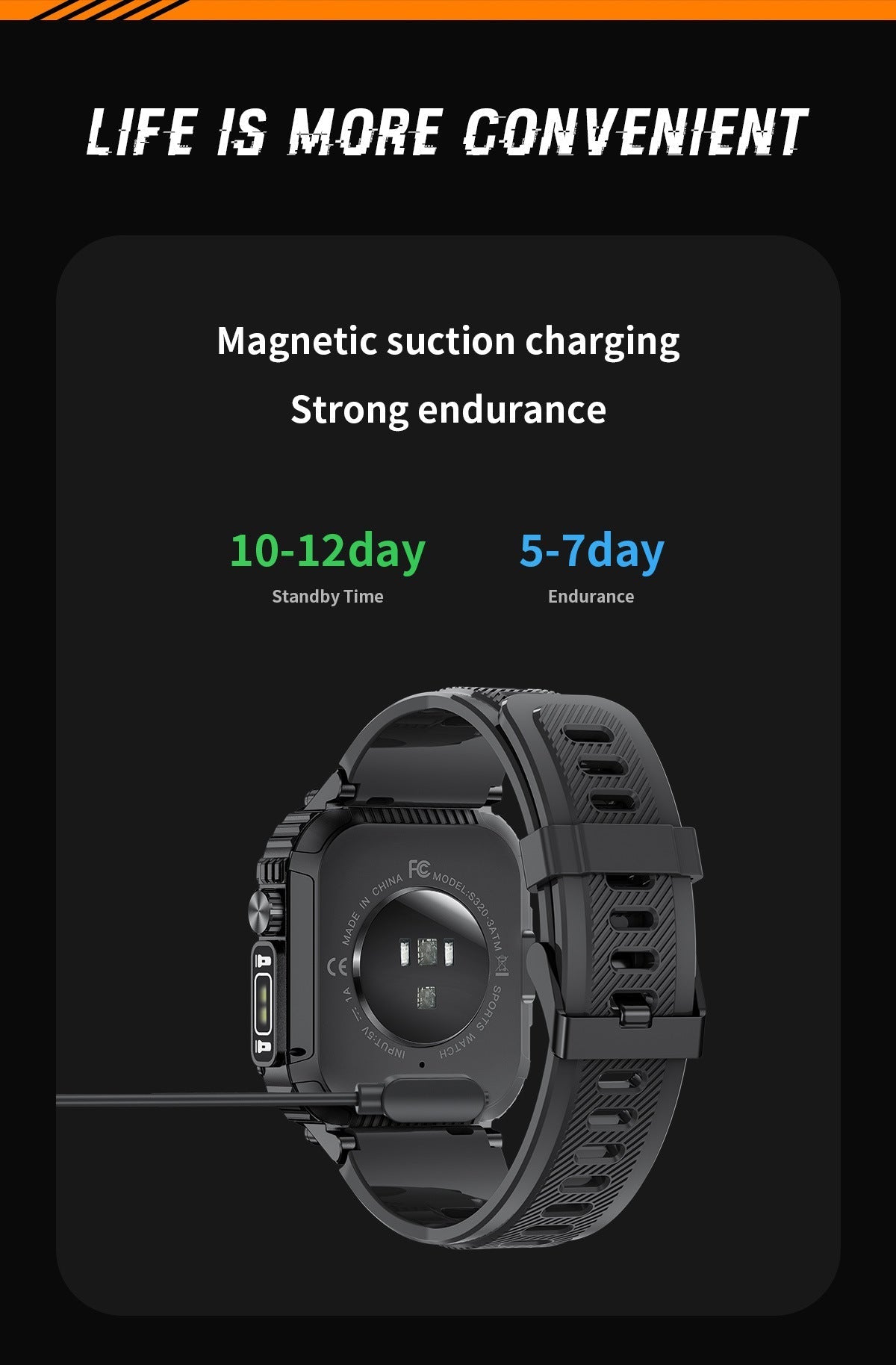 Smart Bluetooth Watch front view image