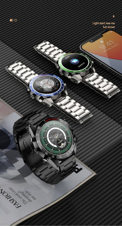 Smartwatch showcasing health monitoring display