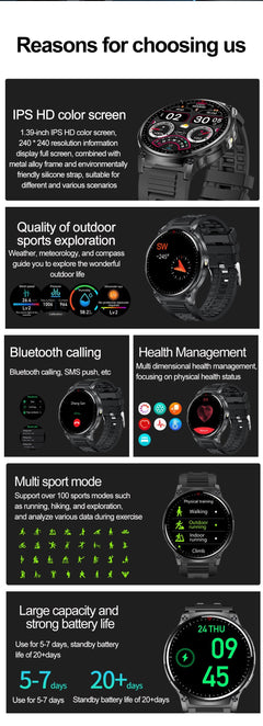 Charging method of the QW50 fitness watch