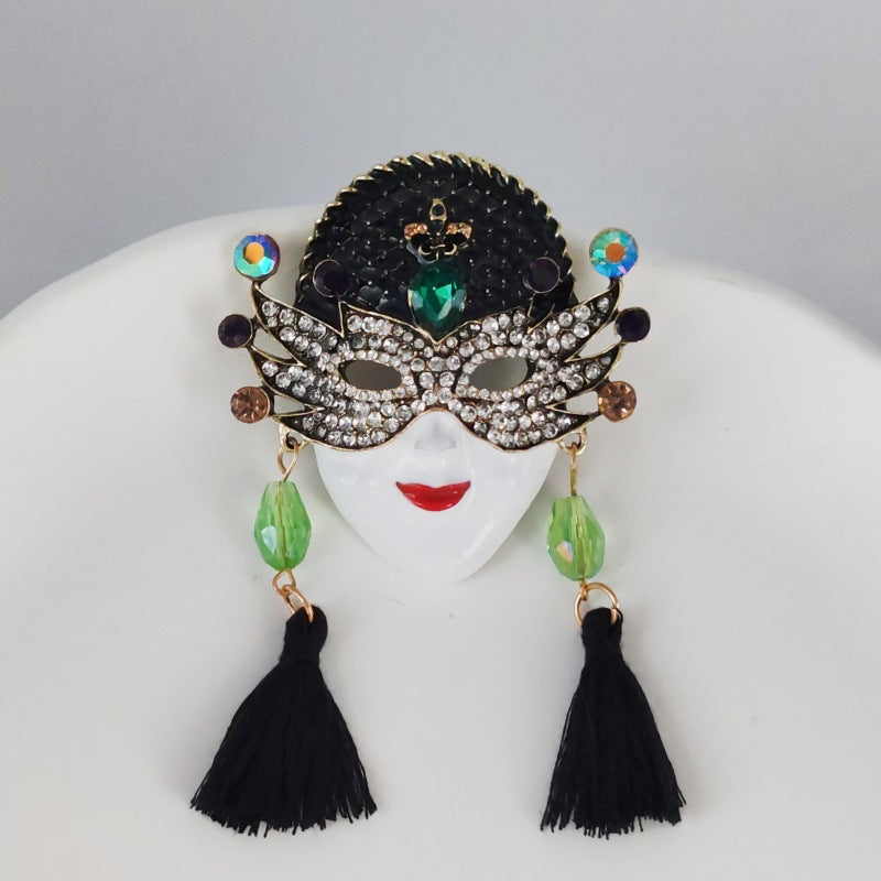 Elegant brooch in natural light