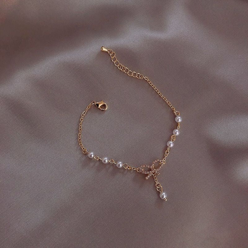 Korean style bowknot bracelet image 3