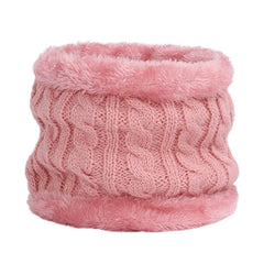 Detail of pom-pom on children's winter hat