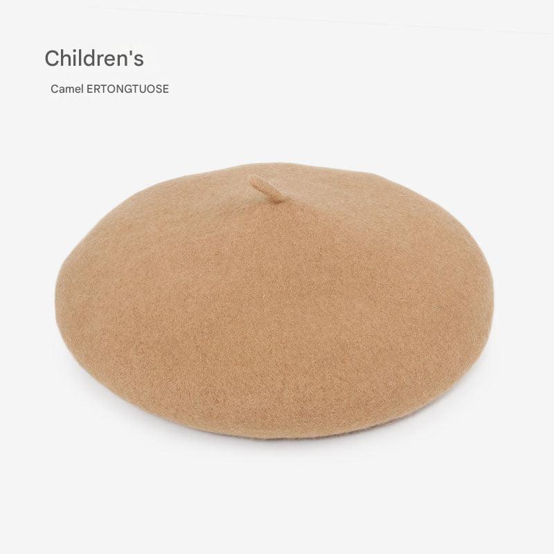 Kids wool beret hat image 7