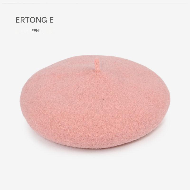 Kids wool beret hat image 8