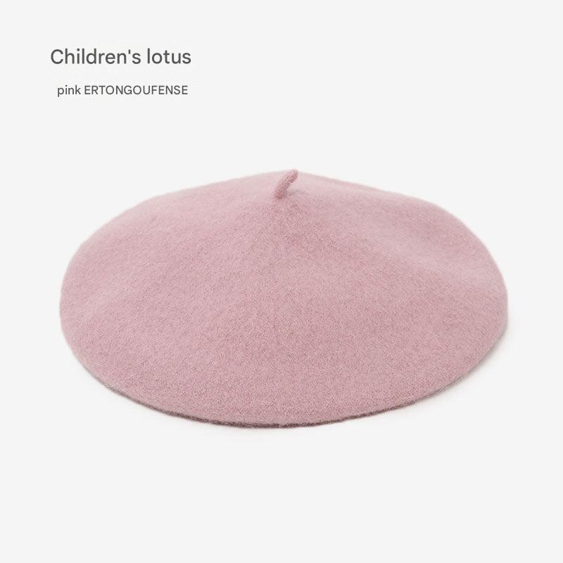 Kids wool beret hat image 1