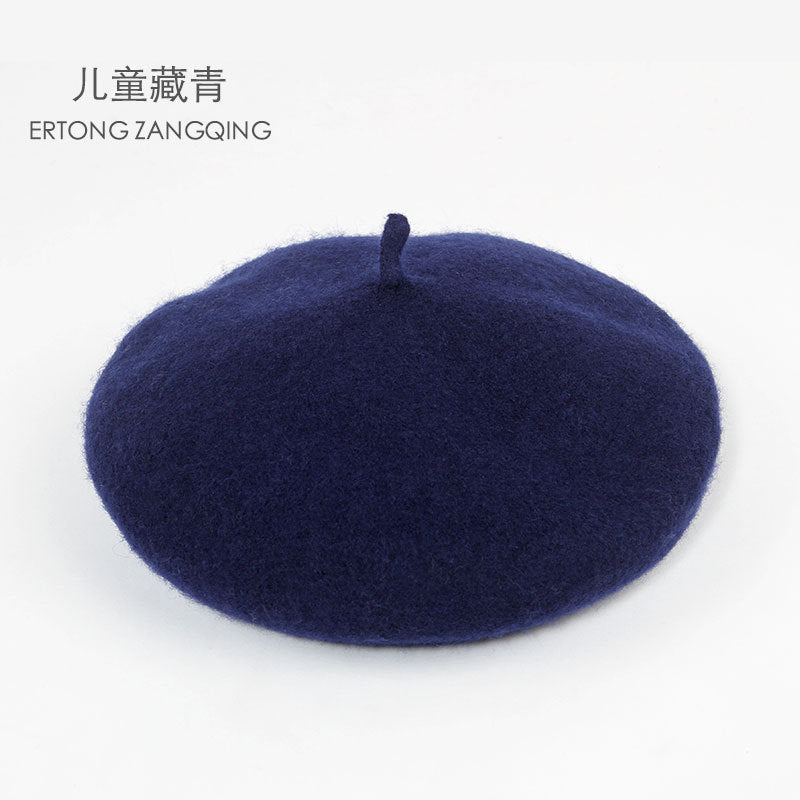 Kids wool beret hat image 5