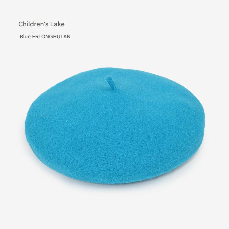 Kids wool beret hat image 6
