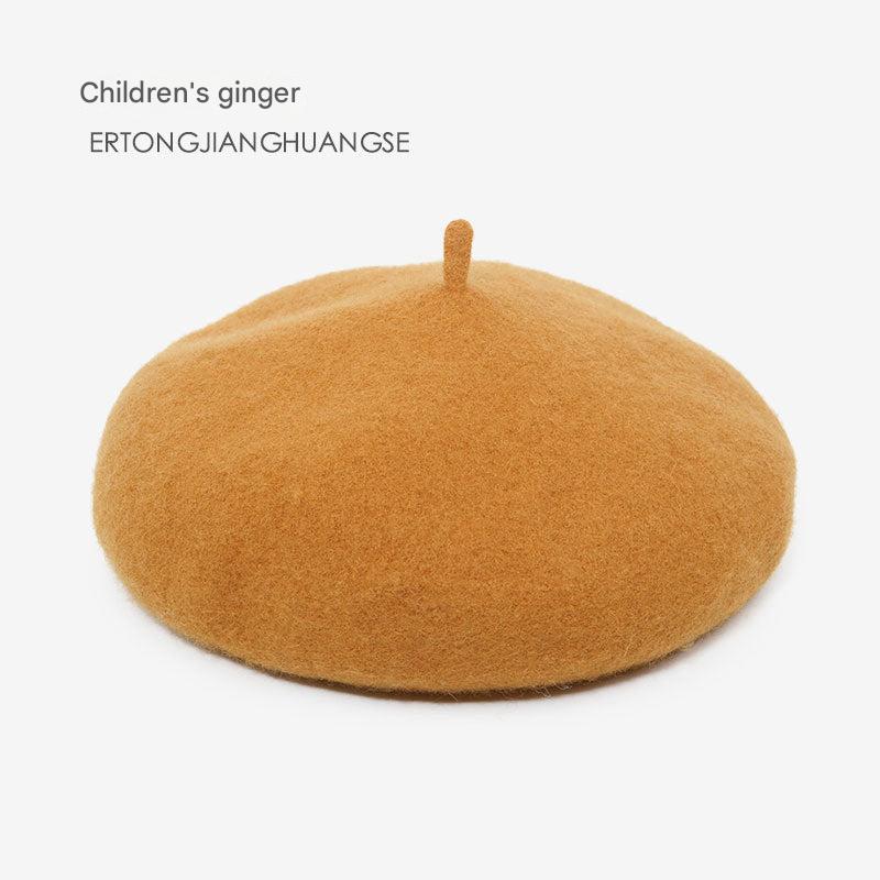 Kids wool beret hat image 5