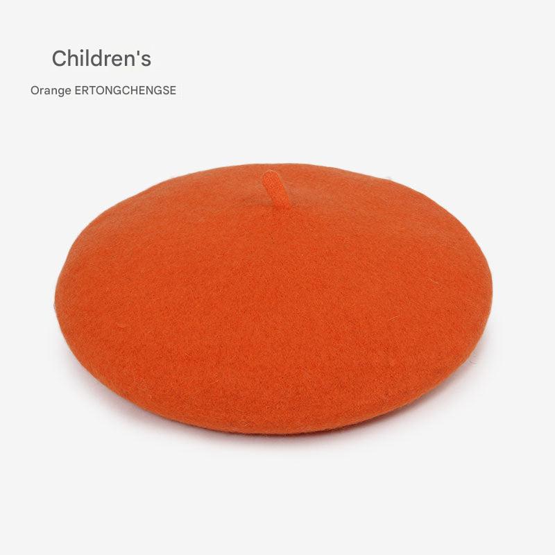 Kids wool beret hat image 6