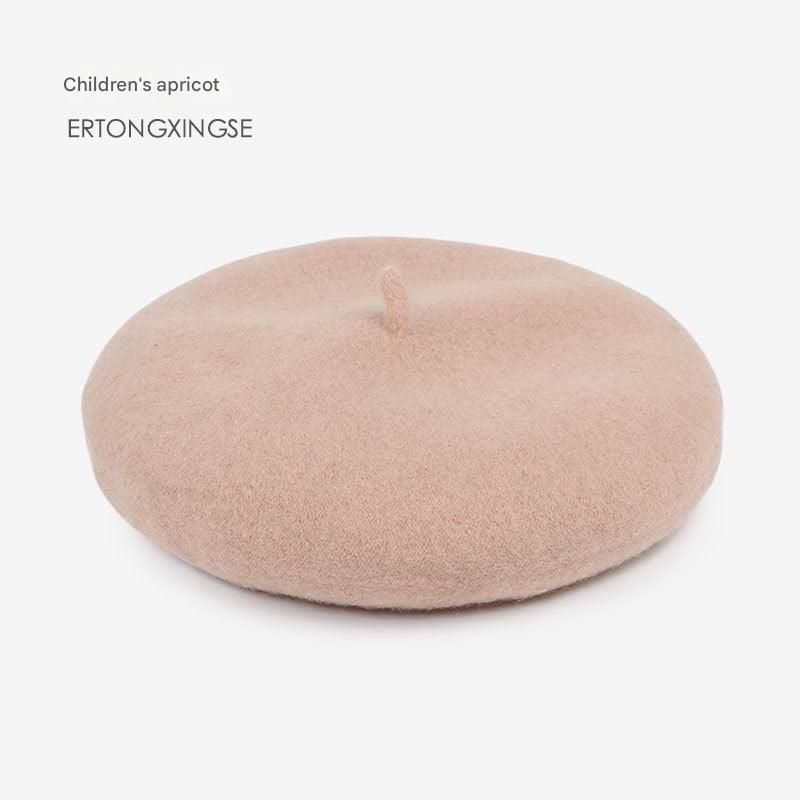 Kids wool beret hat image 8