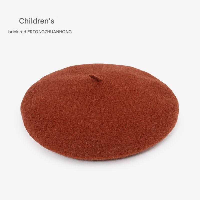 Kids wool beret hat image 3