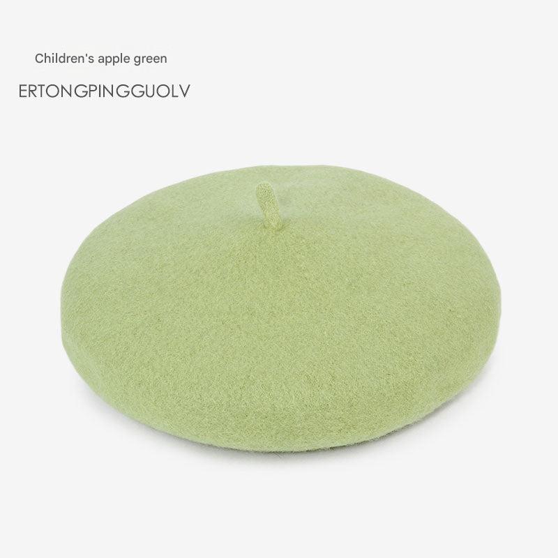 Kids wool beret hat image 5