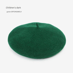 Kids wool beret hat image 6