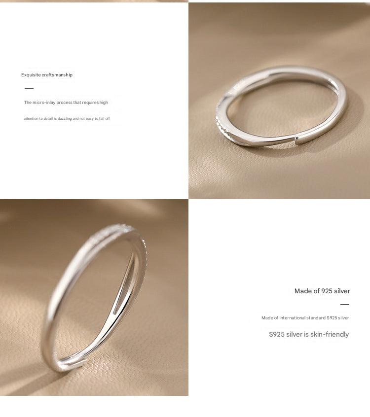 Wearing the adjustable ring on a finger