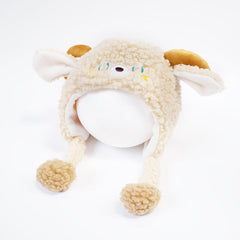 Baby beanie with ear protection feature