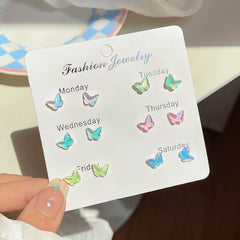Handcrafted Butterfly Stud Earrings