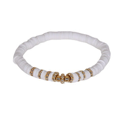 Handcrafted soft polymer clay bracelet for women