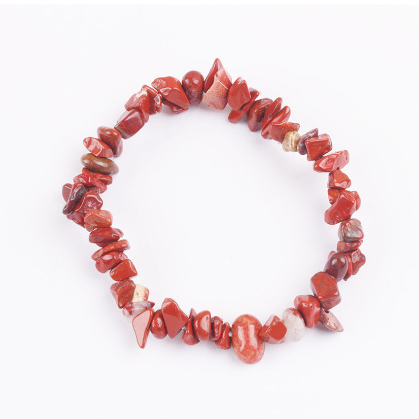 Elegant design of handmade bracelet on a wrist