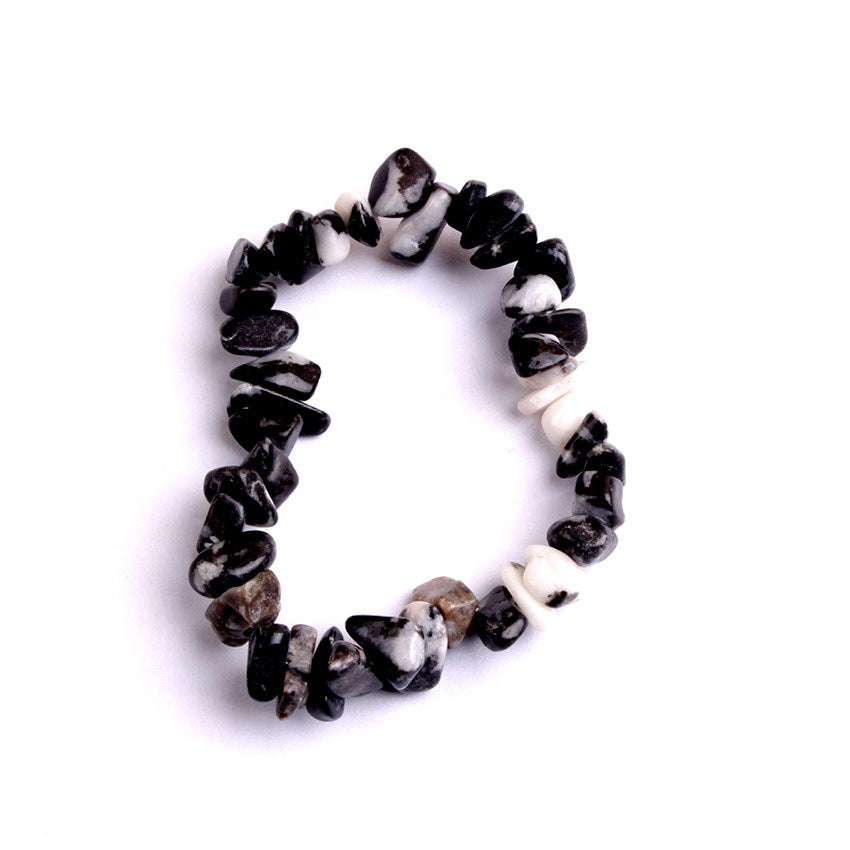 Natural gemstones beautifully strung on bracelet design