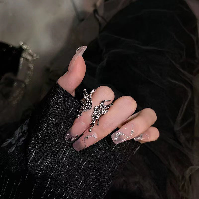 Chic Butterfly Open Ring for Women - Image 7