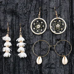 Stylish flower earrings design