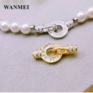 stylish display of silver bracelet