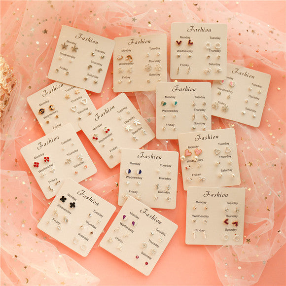 Frog earrings showcased with vibrant colours