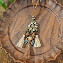 vibrant colours of Bohemian necklace