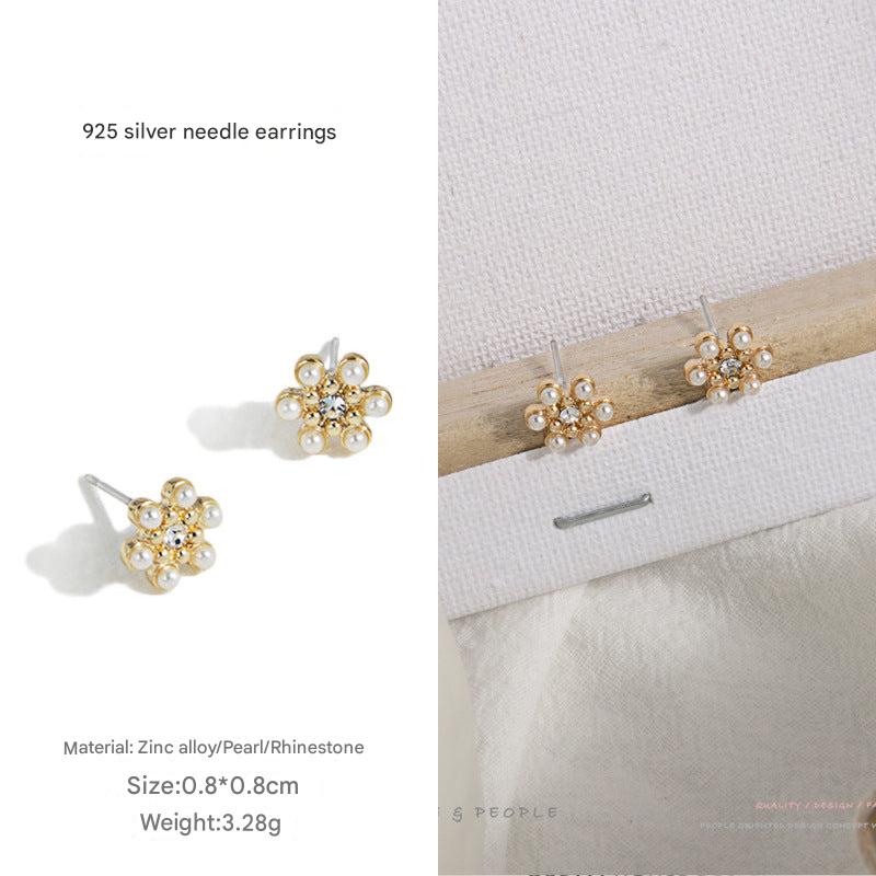 Floral earrings in natural light display 10