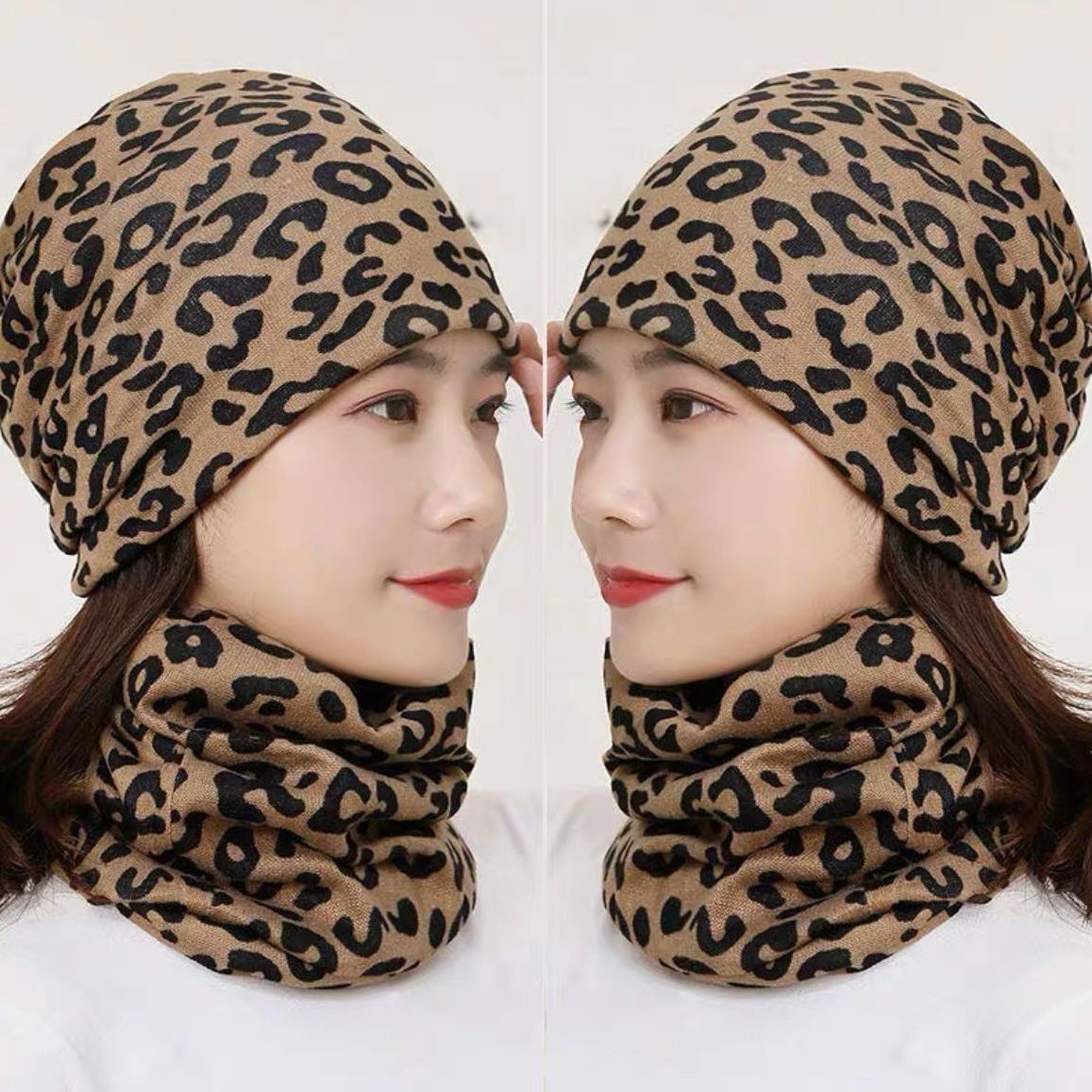 Floral neck gaiter in vibrant colours
