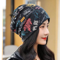 Accessorising with unisex floral scarf