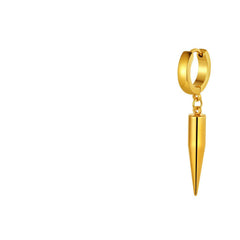 Unisex earrings model image on display
