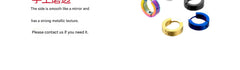 Multicolour hypoallergenic titanium earrings