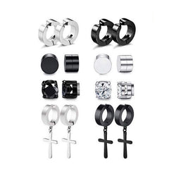Lightweight titanium earrings for comfort