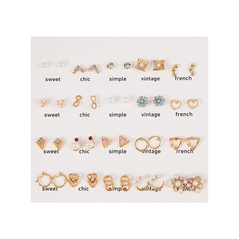 Stunning Pearl Earrings Set Image 5