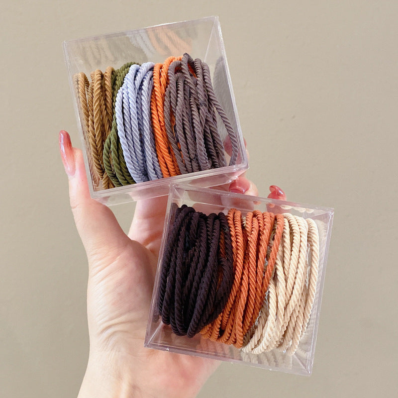 High Elasticity Non-Slip Towel Hair Tie in Black