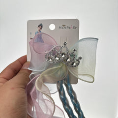 Stylish princess bow hair accessory