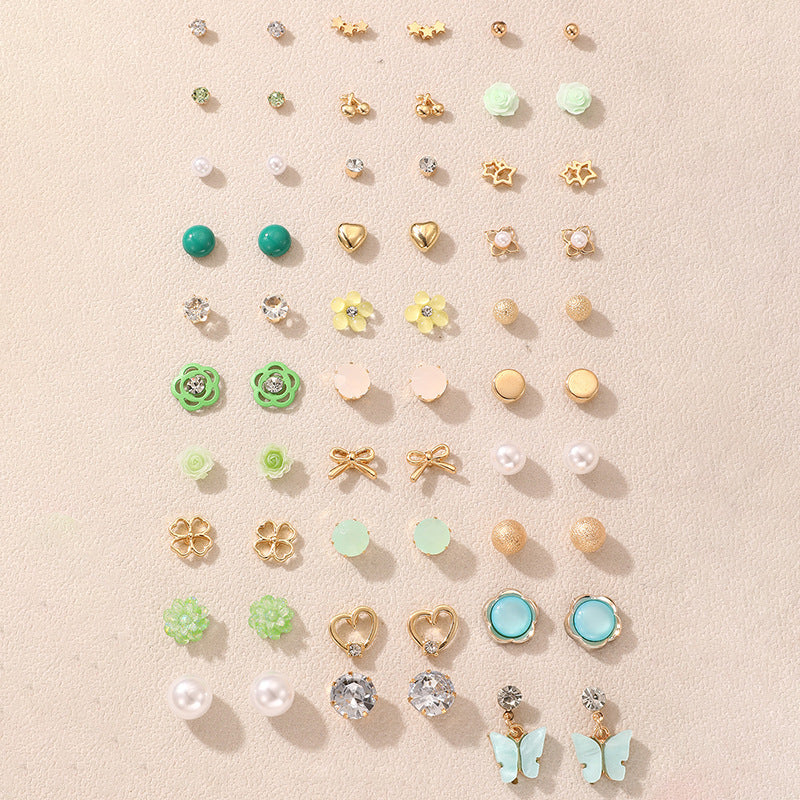 Lightweight fashion earrings shown in detail