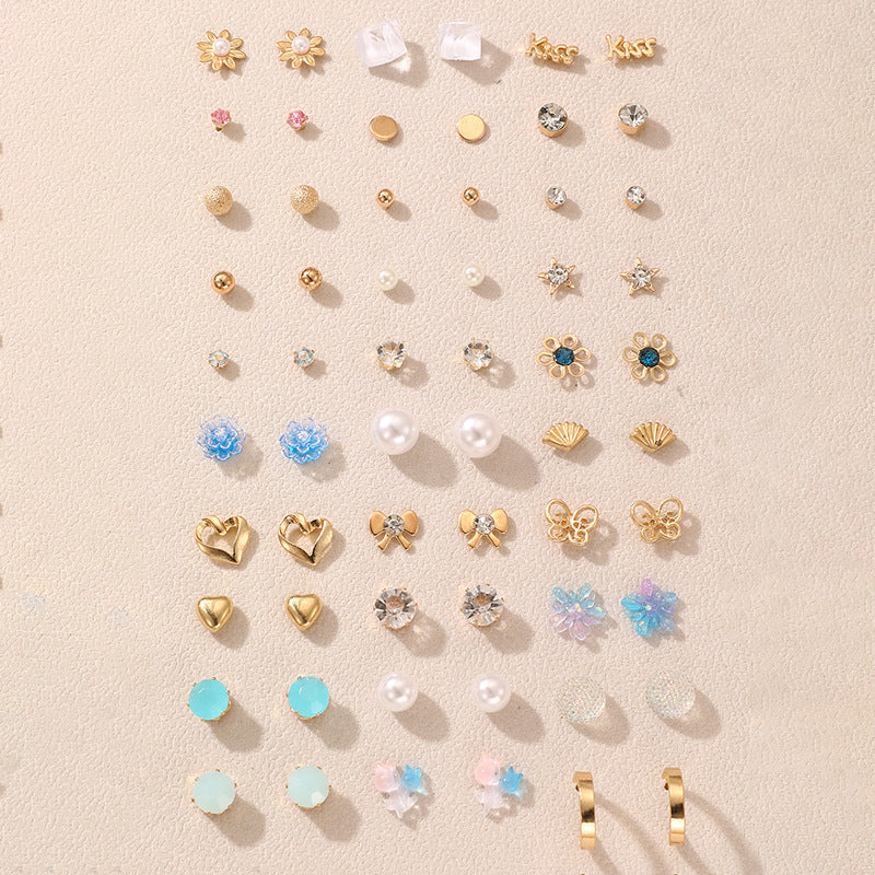 Stylish geometric earrings against chic backdrop