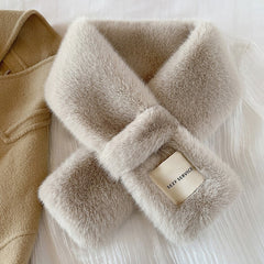 Cozy Faux Fur Rabbit Scarf image 5