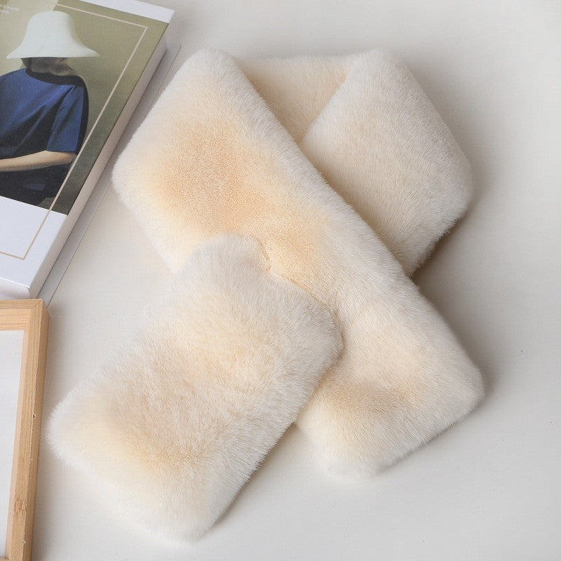 Cozy Faux Fur Rabbit Scarf image 6
